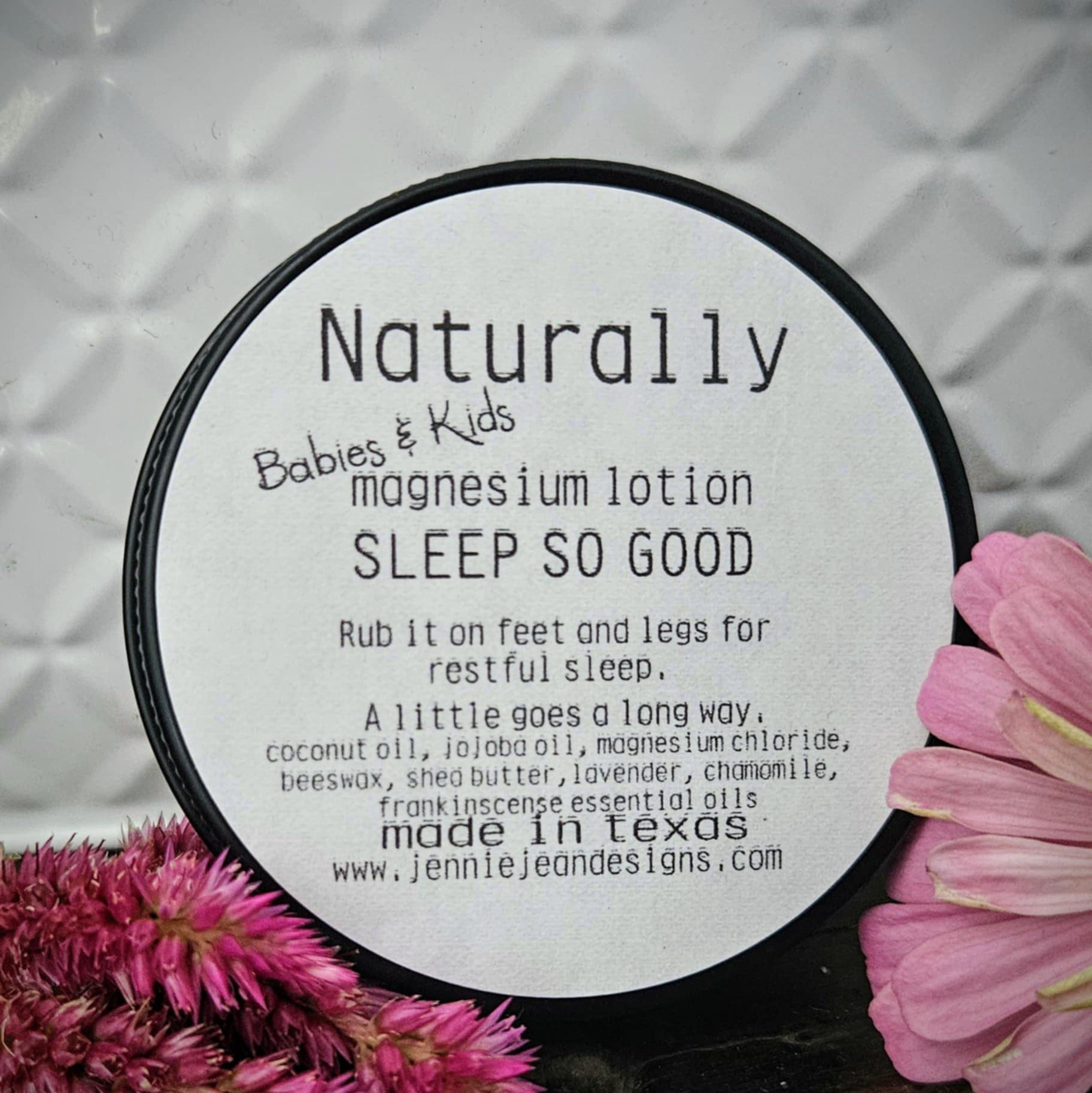 Naturally Magnesium Lotion | jennie jean designs